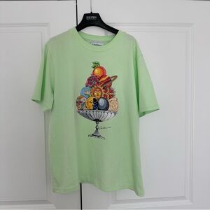 Casablanca lime green graphic T